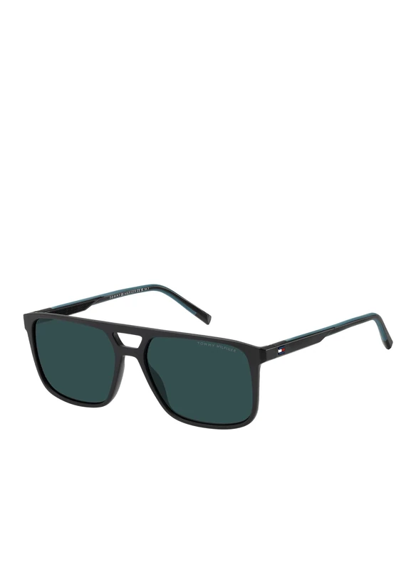 Tommy Hilfiger Unisex Th 2280/S Gafas, Black Teal, ESTANDAR