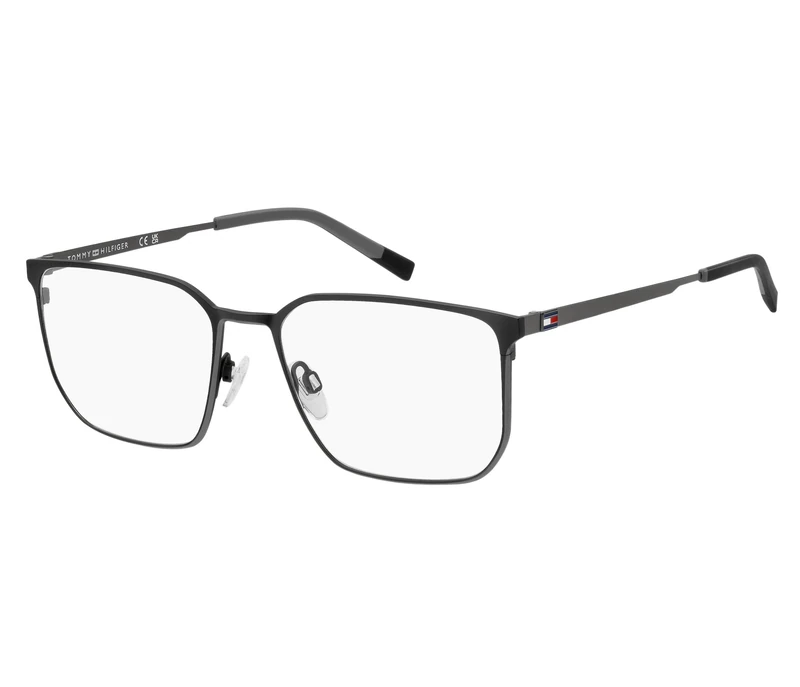 TOMMY HILFIGER TH 2275 Glasses, Matte Black Ruthenium, Standard Unisex Adult