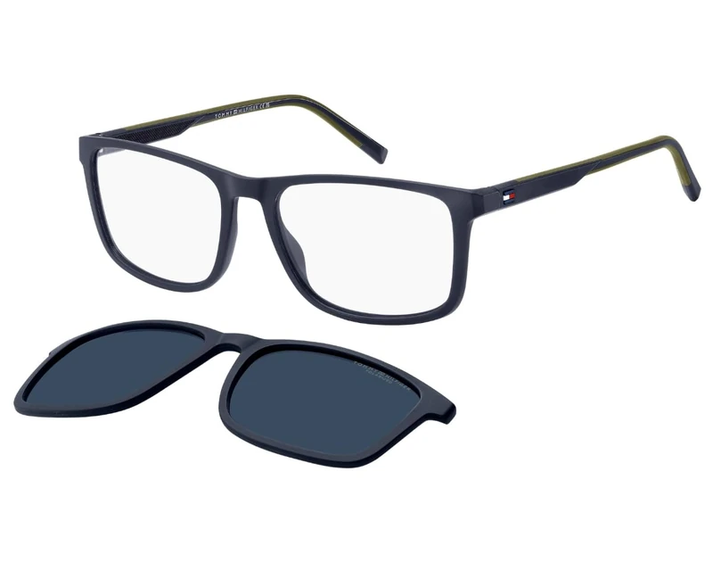 TOMMY HILFIGER TH 2281/C Glasses, Black Teal, Standard Unisex Adult