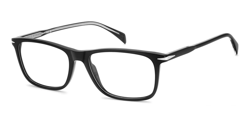 DAVID BECKHAM DB 1213 Glasses, Black, Standard Unisex Adult