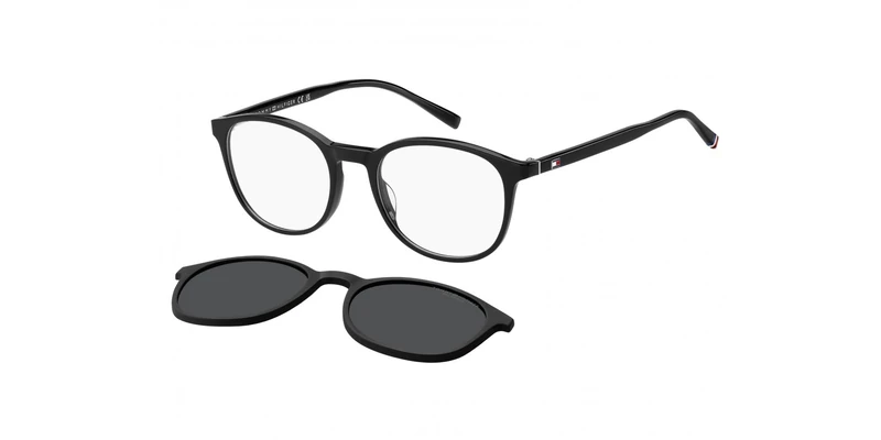 TOMMY HILFIGER TH 2268/C Glasses, Matte Black, Standard Unisex Adult