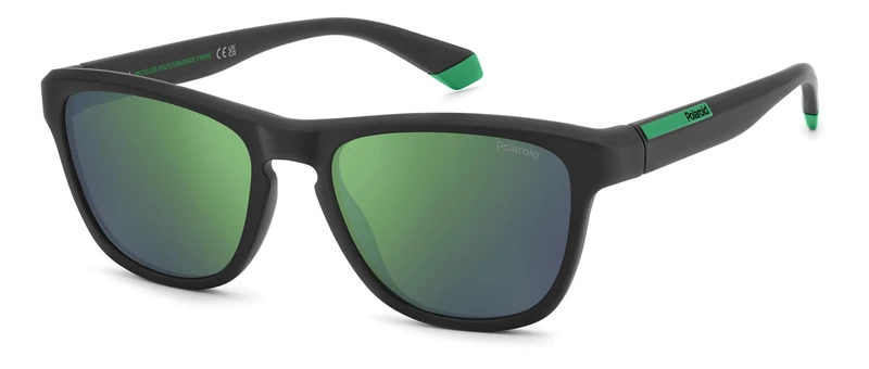POLAROID Unisex Gafas, Matte Black Green, ESTANDAR