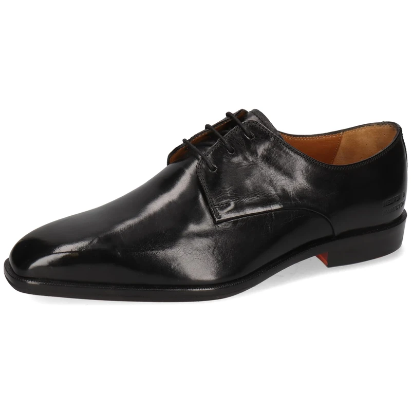 Melvin & Hamilton Stefano 1 Men's Derby Shoes, Black, 9.5 UK - Image 1