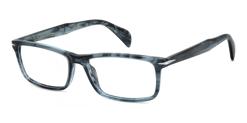 DAVID BECKHAM DB 1207 Glasses, Blue Horn, Standard Unisex Adult