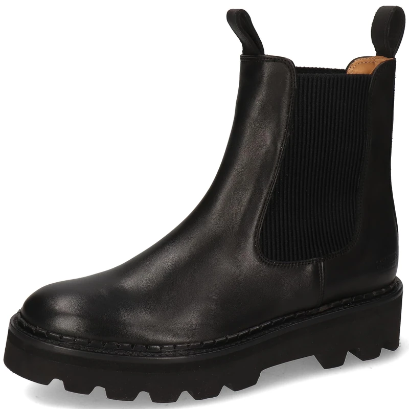 Melvin & Hamilton Women's Sally 186 Chelsea Boot, Black, 6.5 UK