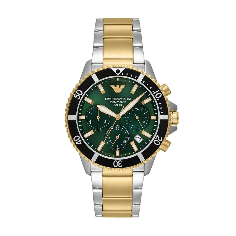Emporio Armani Men's 43MM Two Tone Stainless Steel Watch, AR11695