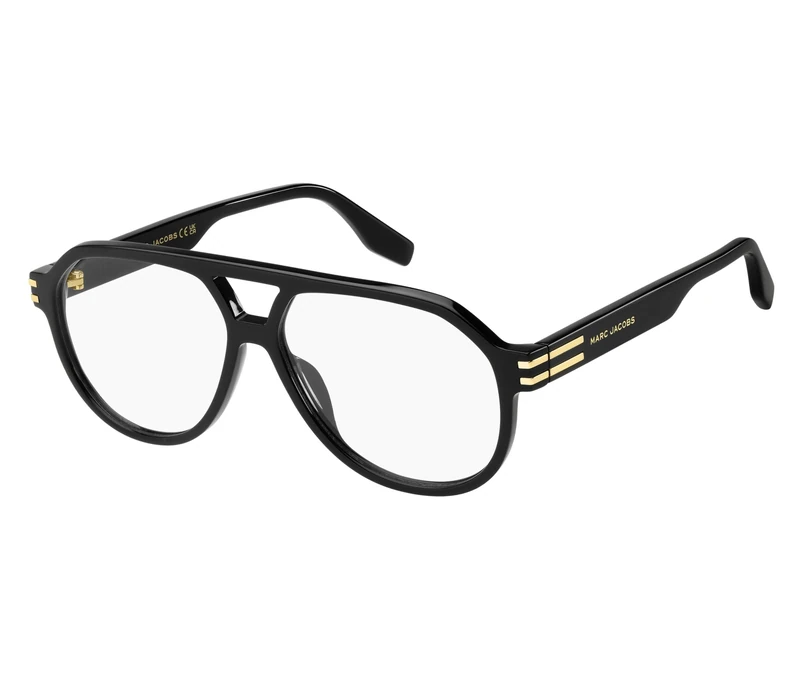 THE MARC JACOBS Unisex ESTANDAR Glasses - Black Gold 57
