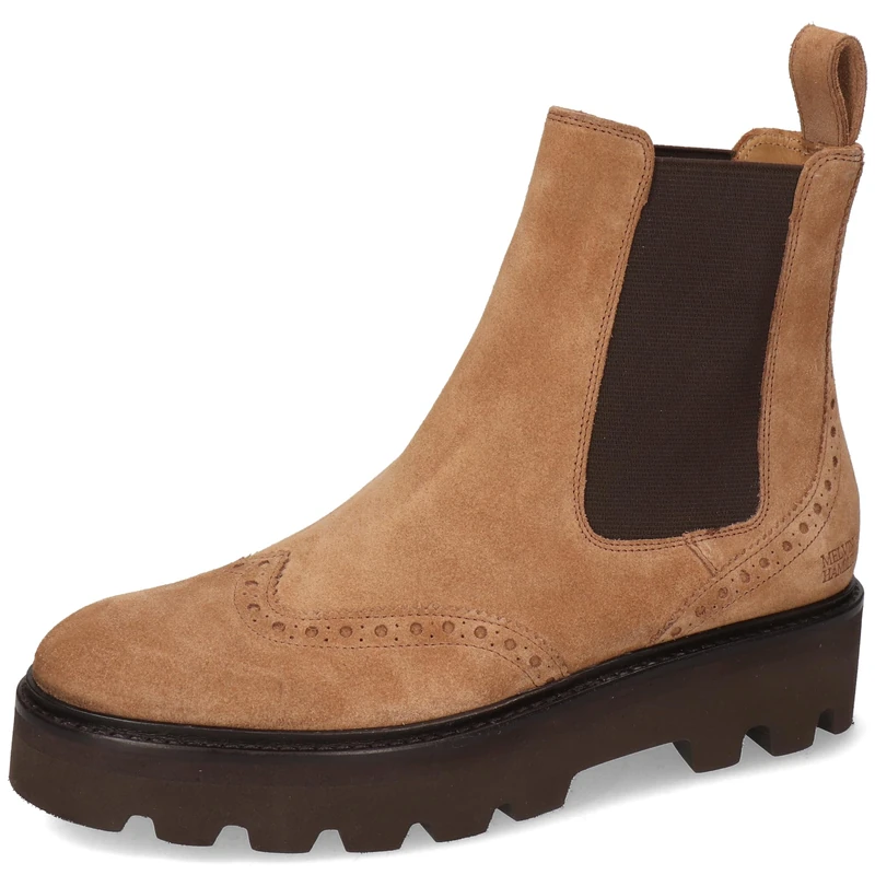 Melvin & Hamilton Women's Sally 112 Chelsea Boot, Brown, 6.5 UK