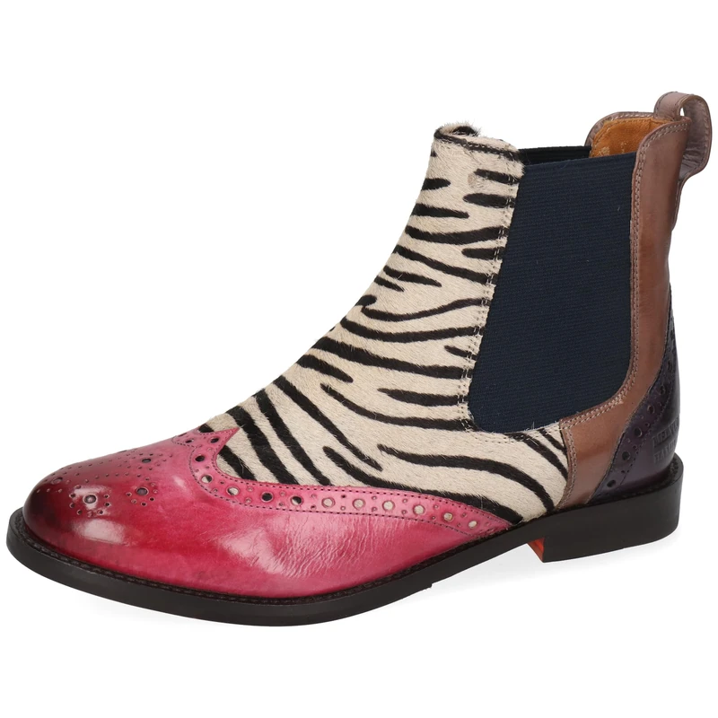 Melvin & Hamilton Women's Selina 29 Chelsea Boot, Multicoloured, 7 UK