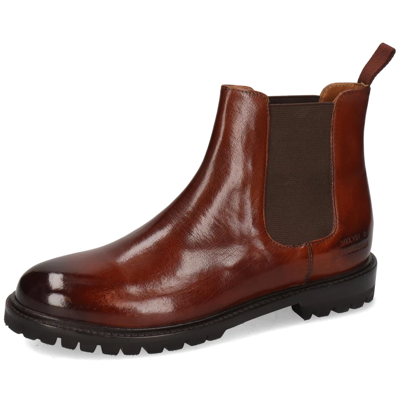 Melvin & Hamilton Women's Regine 8 Chelsea Boot, Brown, 4 UK