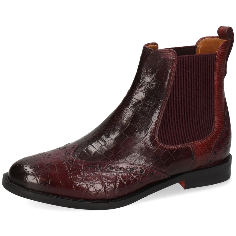 Melvin & Hamilton Women's Selina 29 Chelsea Boot, Purple, 5 UK