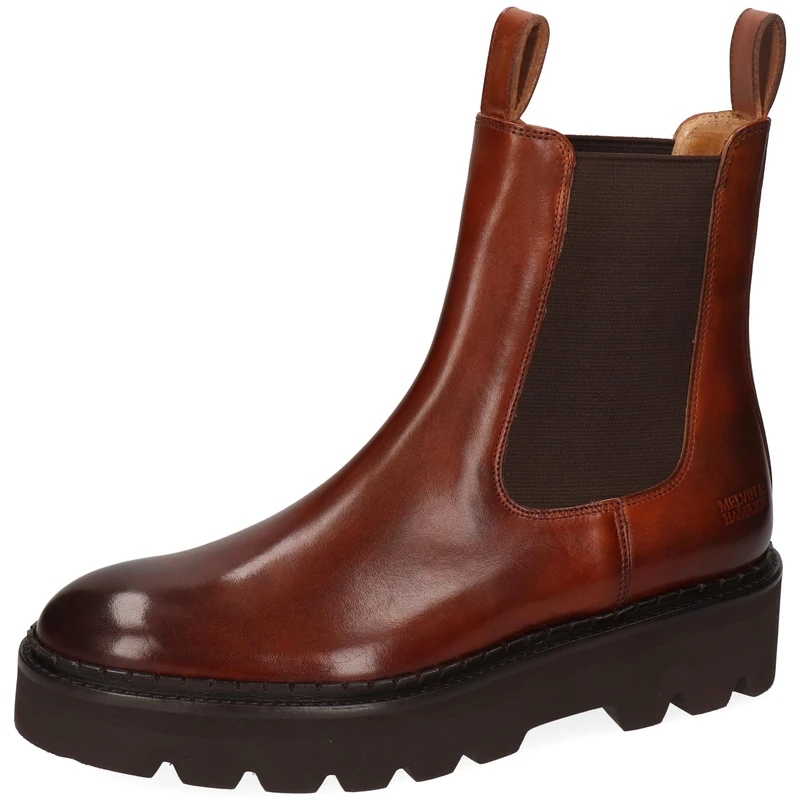 Melvin & Hamilton Women Sally 186 Chelsea Boot, Brown, 9 UK