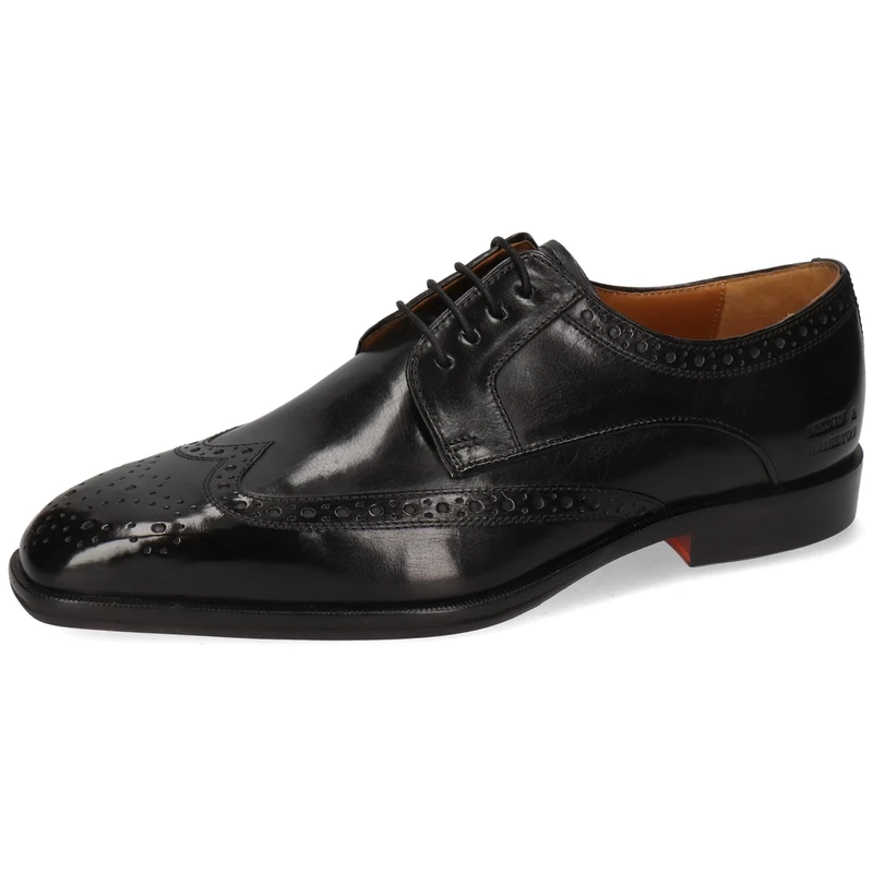 Melvin & Hamilton Stefano 4 Men's Derby Shoes, Black, 11 UK