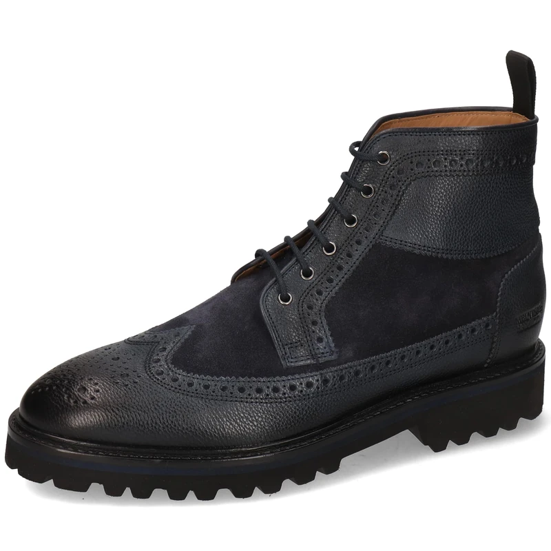 Melvin & Hamilton Matthew 9 Men's Ankle Boots, navy, 11 UK
