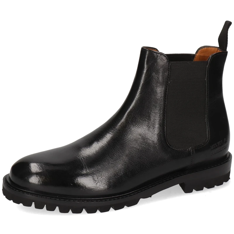 Melvin & Hamilton Women's Regine 8 Chelsea Boot, Black, 3.5 UK