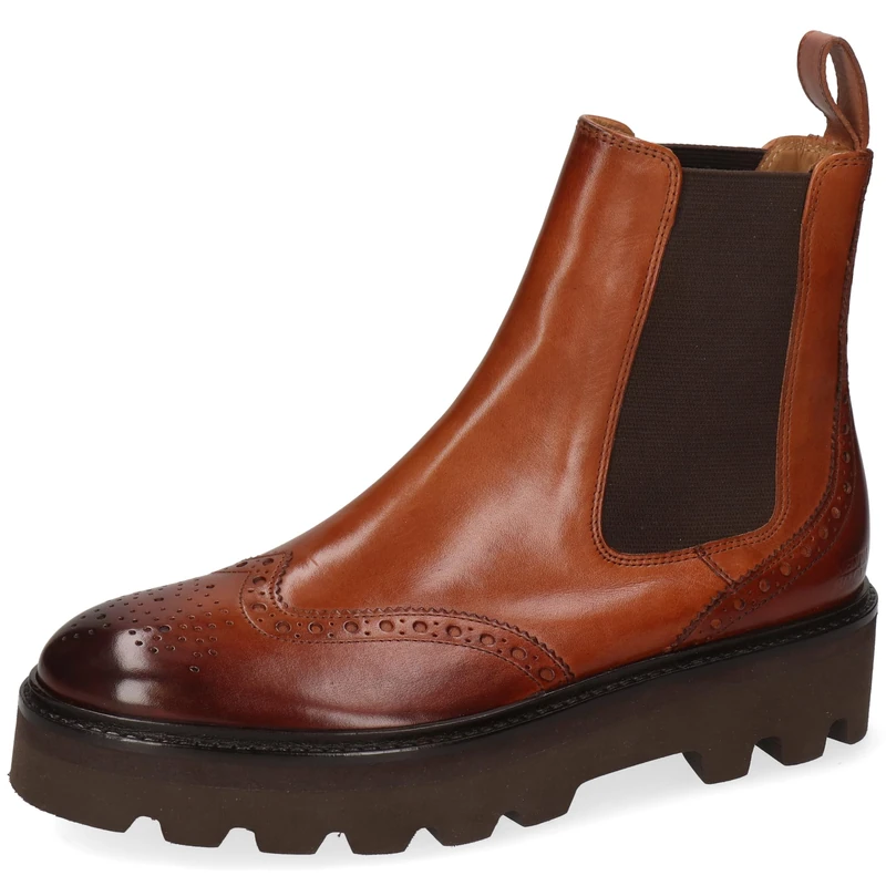Melvin & Hamilton Women's Sally 112 Chelsea Boot, Brown, 6.5 UK