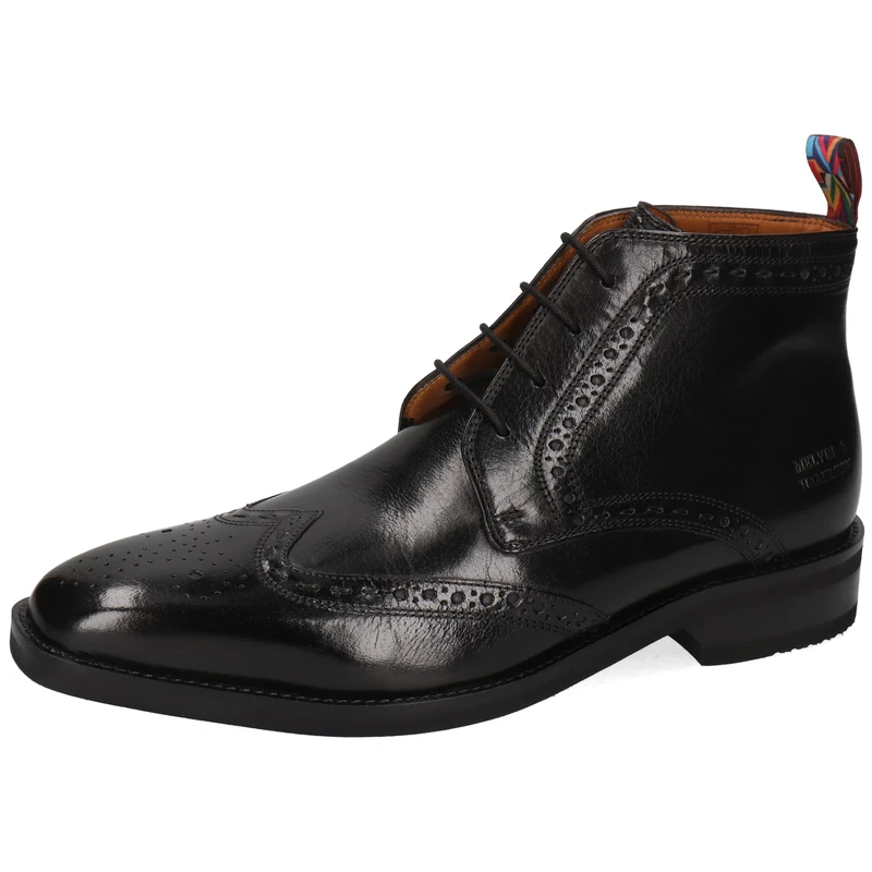 Melvin & Hamilton Men's Jeff 7 Ankle Boot, Black, 8 UK