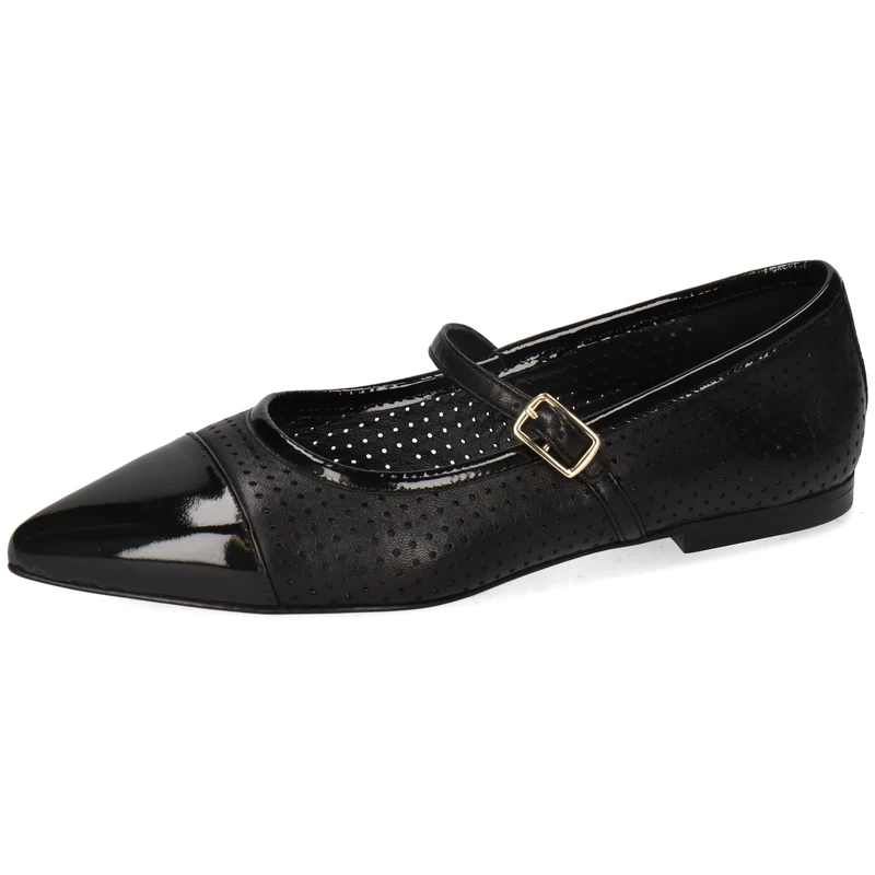 Melvin & Hamilton Women's Alora 9 Ballet Flat, Black, 6 UK