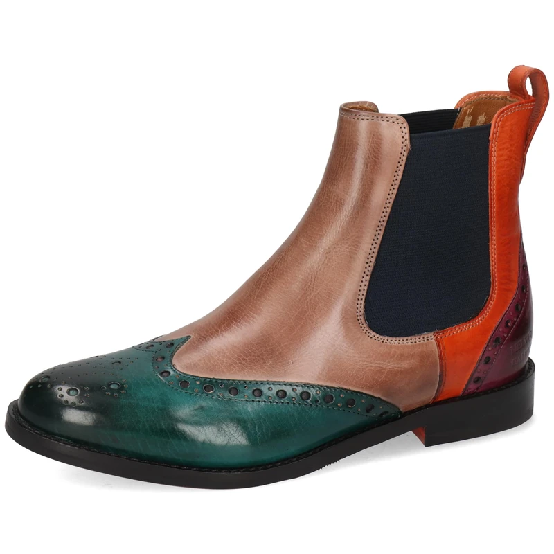 Melvin & Hamilton Women's Selina 29 Chelsea Boot, Multicoloured, 3.5 UK