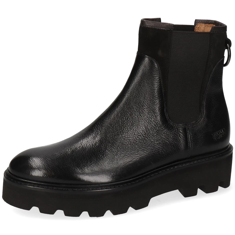 Melvin & Hamilton Women Sally 187 Chelsea Boot, Black, 9 UK