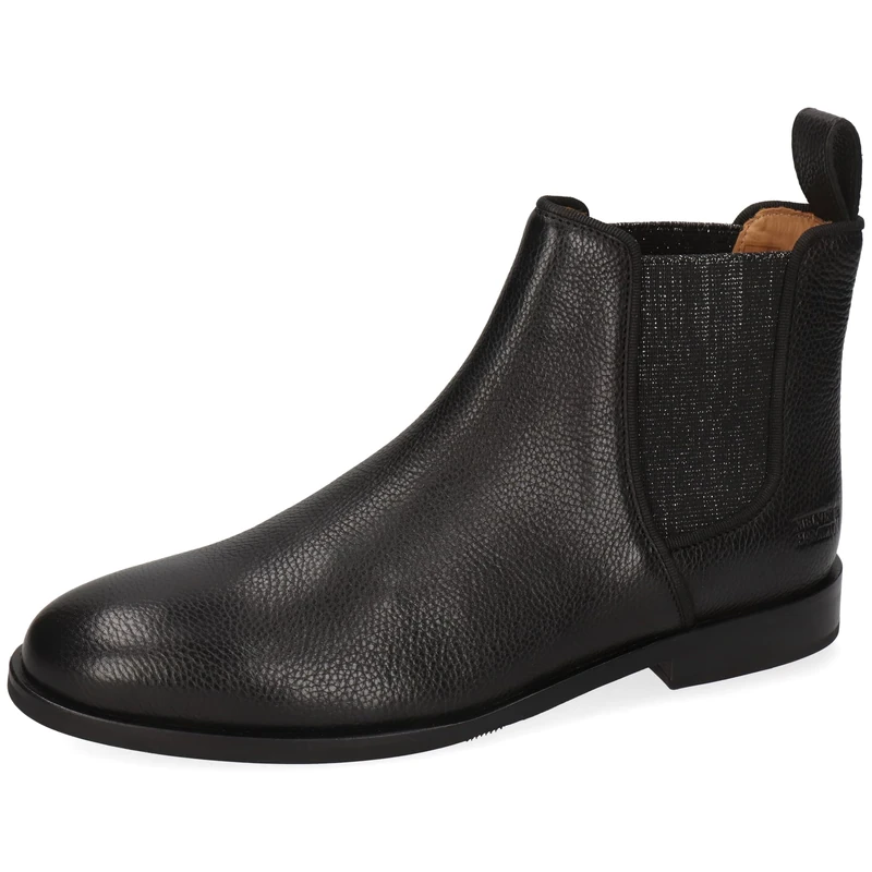 Melvin & Hamilton Women's Susan 70 Chelsea Boot, Black, 4 UK