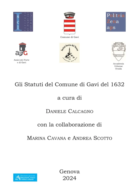 Gli Statuti del Comune di Gavi del 1632