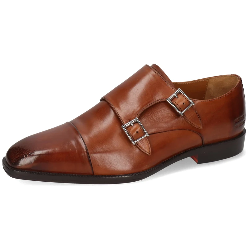 Melvin & Hamilton Men's Stefano 2 Monk-Strap Loafer, Brown, 9 UK