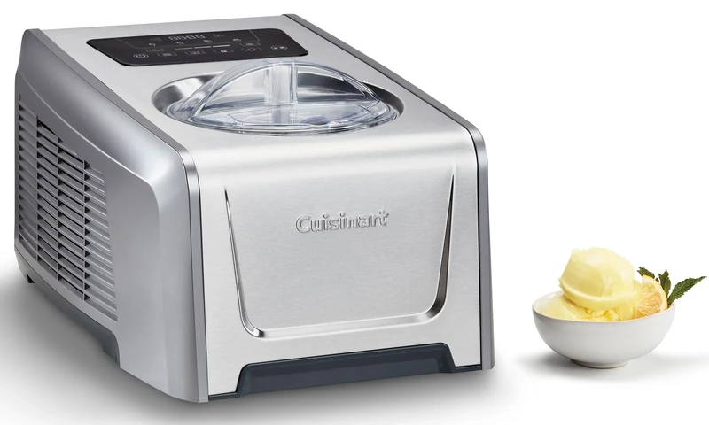Cuisinart FreezeEase Pro - Self freezing ice cream maker | 4 presets | 14 functions | Ice Cream, Sorbet, Frozen Yoghurt, Gelato | No pre freezing needed | Ready in 40 mins | 90min Keep cool function |