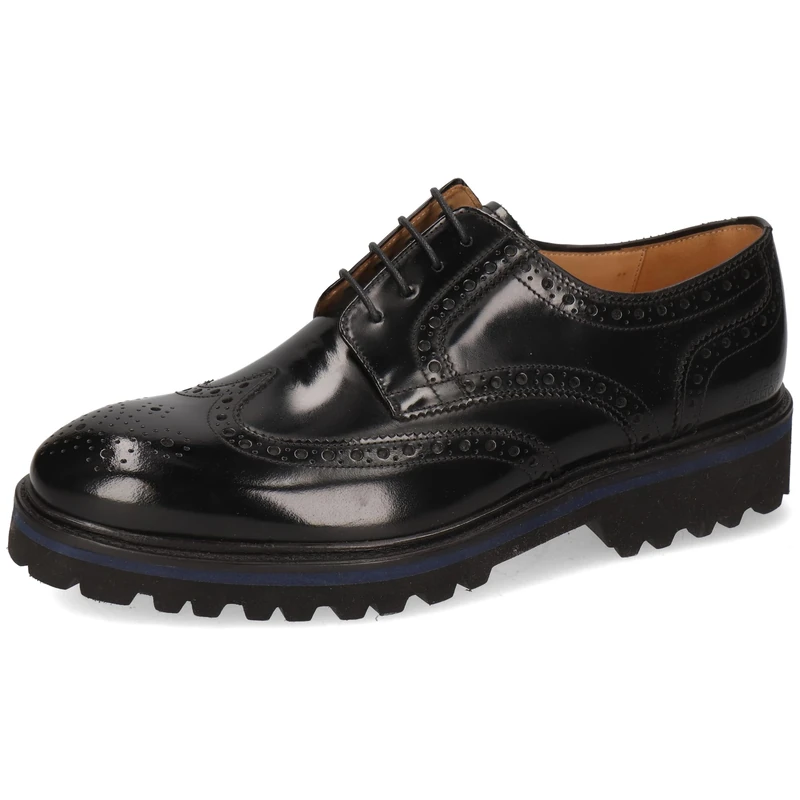 Melvin & Hamilton Matthew 33 Men's Black Derby Shoes - Size 7 UK