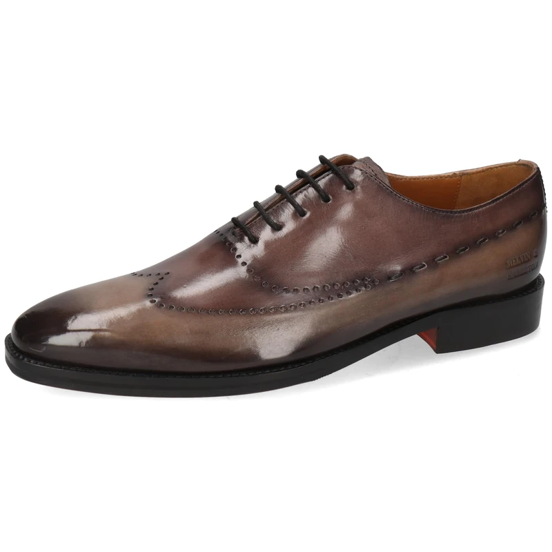 Melvin & Hamilton Lawrence 1 Oxford Men's Shoes - Gray, 11 UK