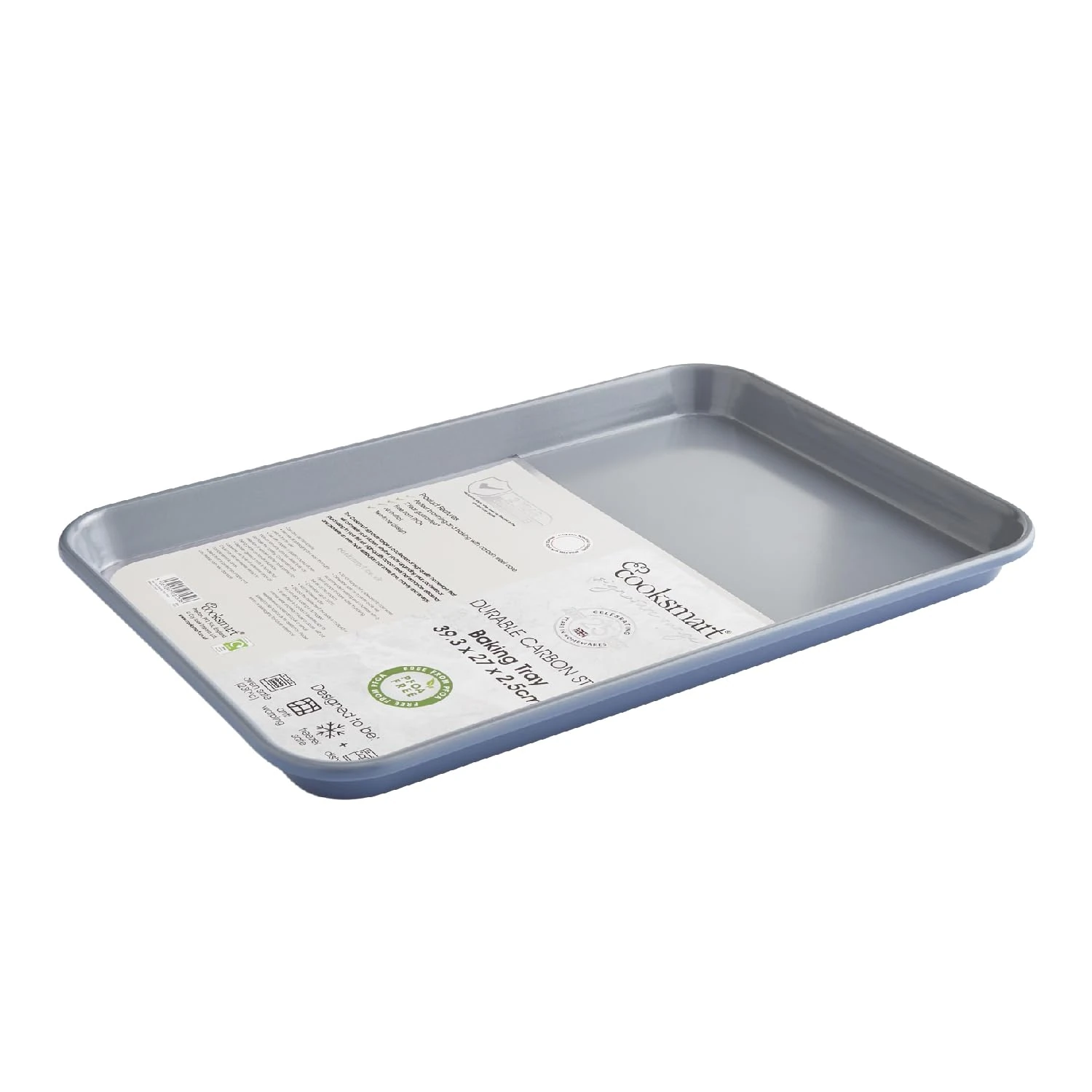 Cooksmart Signature Baking Tray 39cm – Cast Aluminium | PFOA-Free Non-Stick | Stylish Design | Dishwasher Safe | Durable & Even Heat Distribution | Blue