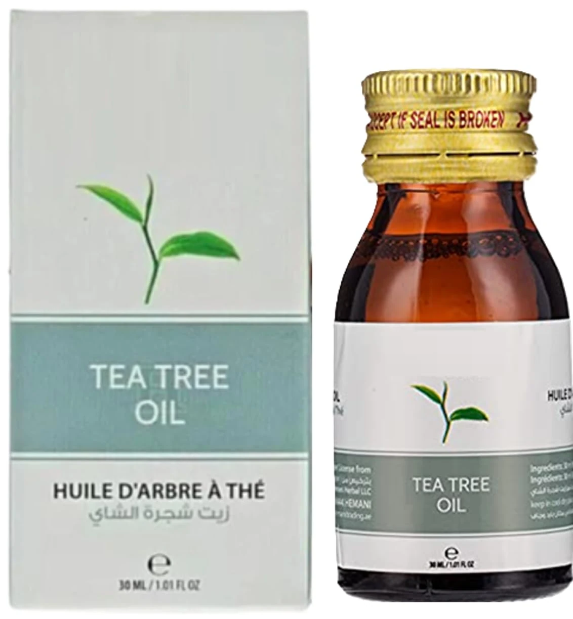 Tea Tree Oil100% Pure Tea Tree Essential Oil for Skin, Hair, Face, Nails Natural Vegan & Undiluted for Aromatherapy & Diffusers