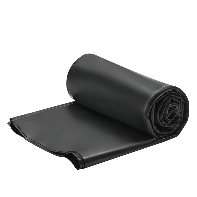VEVOR Roll Roofing, 20 x 20 ft, 45 mil EPDM Rubber Roofing, Long Lifespan & Weather-Resistant, Withstands Harsh Temperatures, Flexible & Easy Installation, Roof Underlayment for RVs, Roofs, Ponds