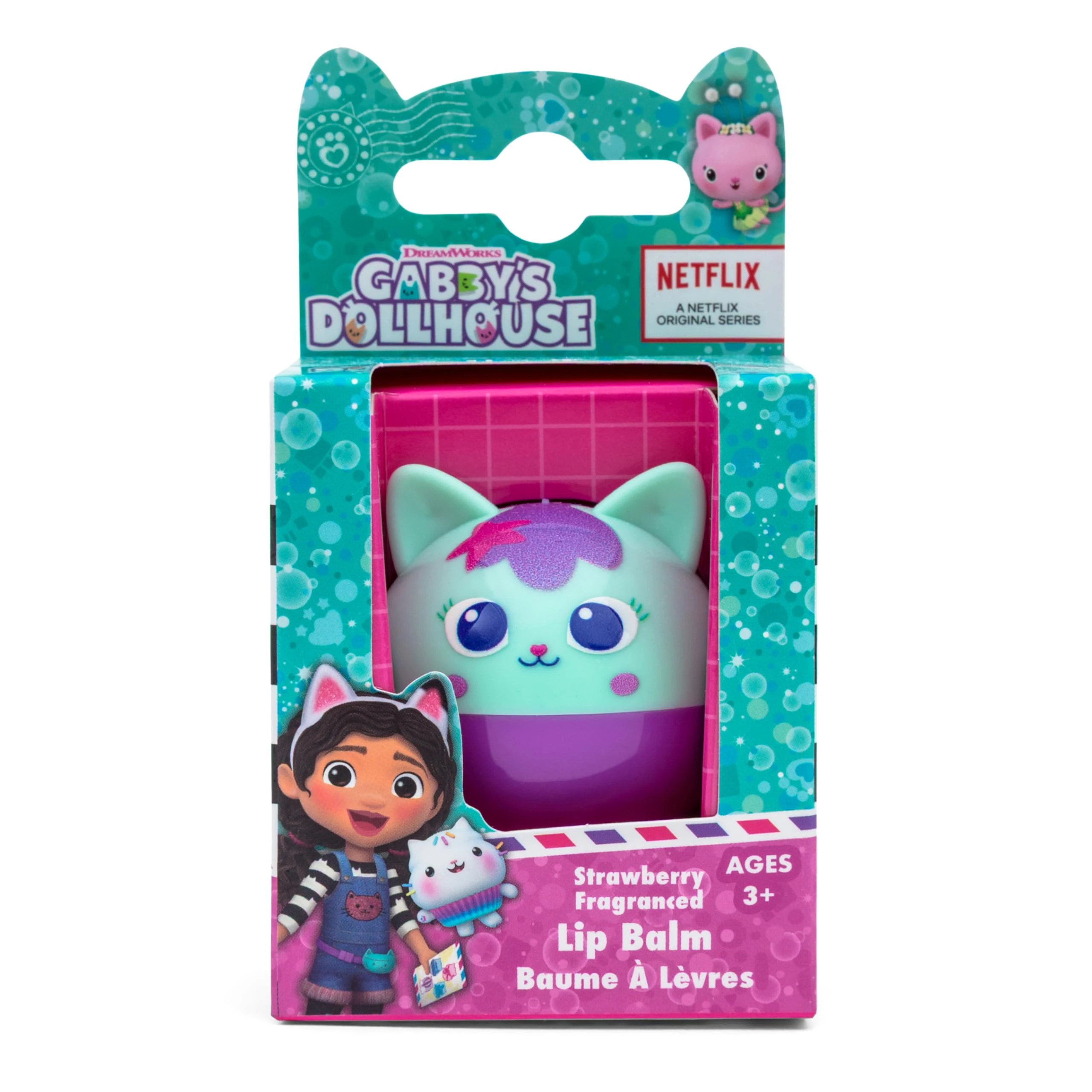 Gabby's Dollhouse 3D Characture Children's Lip Balm - 8g - Strawberry
