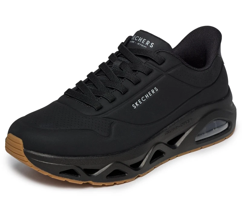 Skechers Mens Slip-Ins Glide-Step Deboss Durabuck Fashion Sneaker