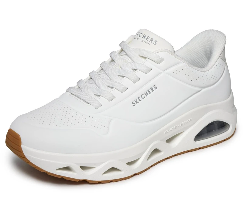 Skechers Mens Slip-Ins Glide-Step Deboss Durabuck Fashion Sneaker