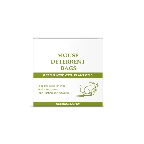 Rat and Mouse Repellent - C1 Model - 7 Pack Mice Repellent Green - Peppermint Oil Rat Repellent