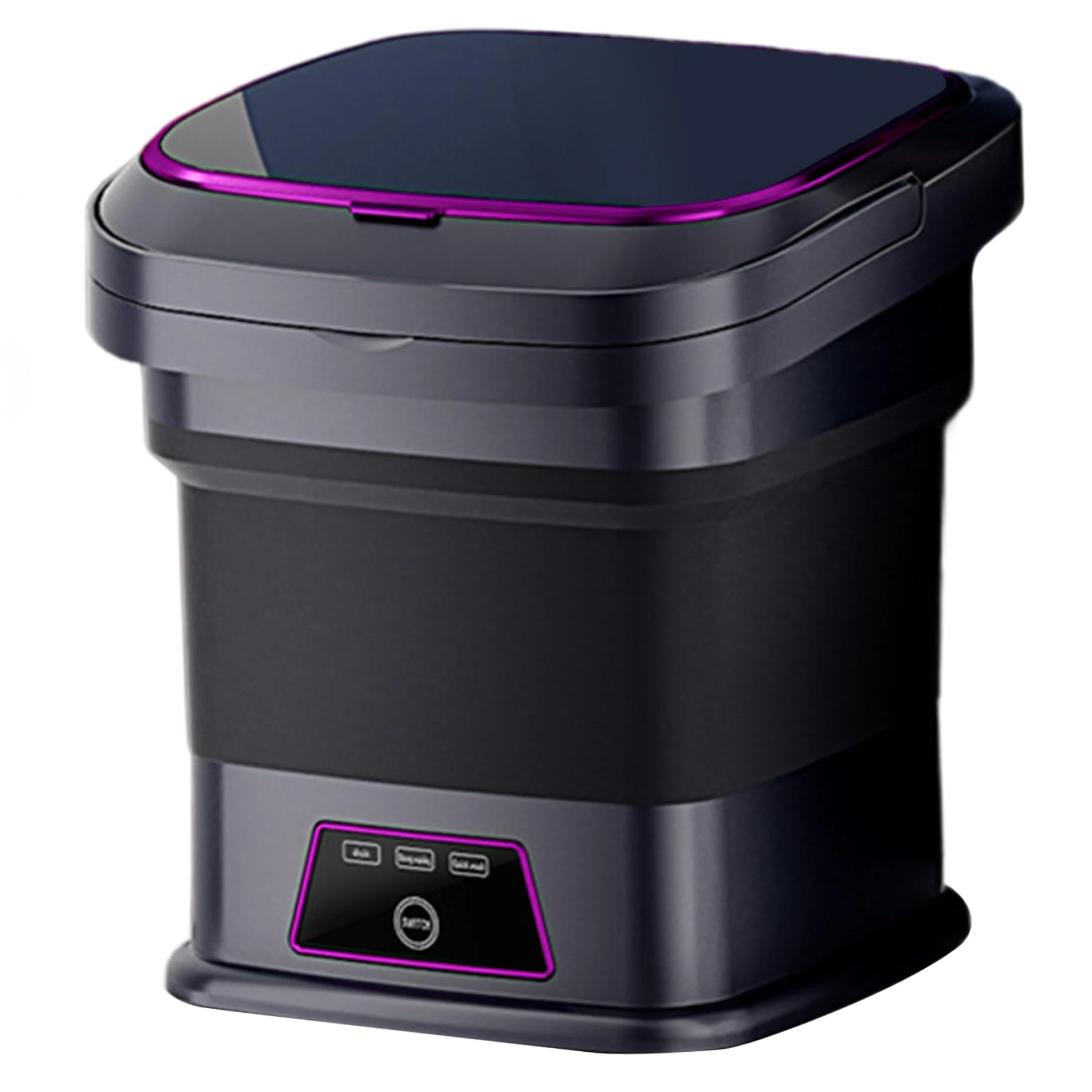 Portable Mini Washing Machine, Portable Washer 13L 3 Modes Foldable Mini Washing Machine with Drain Pipe, Handle and Suction Cup Small Laundry for Underwear, Small Washer