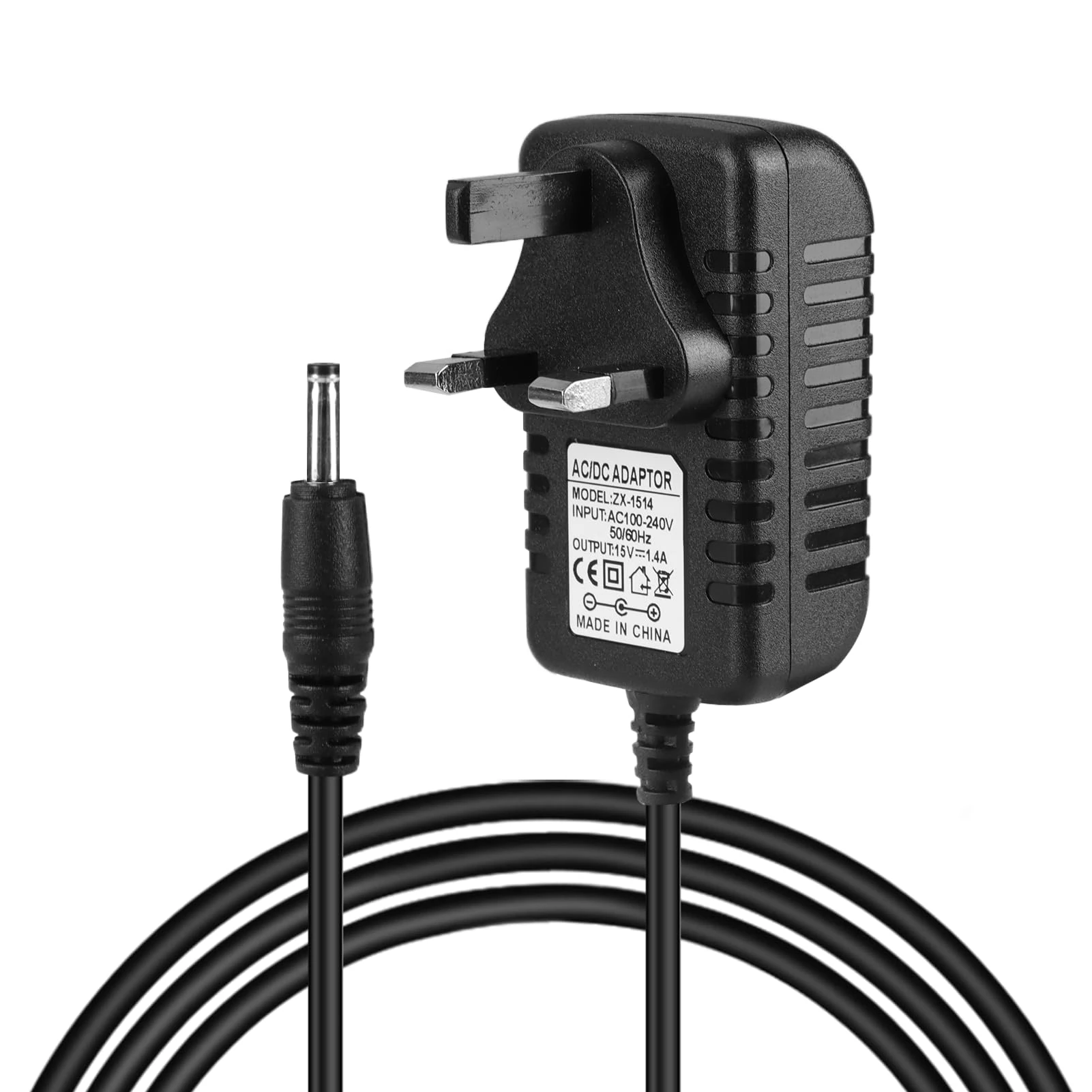 21W 15V 1.4A Power Supply Charger for Alexa Echo 1st and 2nd Gen,Echo Plus 1st Gen,Echo Show 1st Gen,Fire TV 2nd Gen,Echo Link,Echo Look,Replacement Charger Lead for Alexa 1.5m Plug Power Cord Black