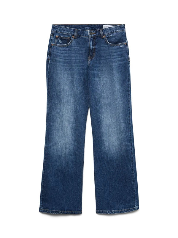 VERO Moda Womens Vmasta Lr Bootcut Jeans Li3177 Noos, Dark Denim Blue, 26W / 30L UK