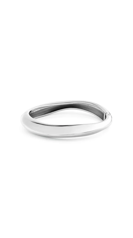Calvin Klein Women's SCULPTED Collection Bangle Bracelet in Stainless Steel - Available in Silver or Gold Version