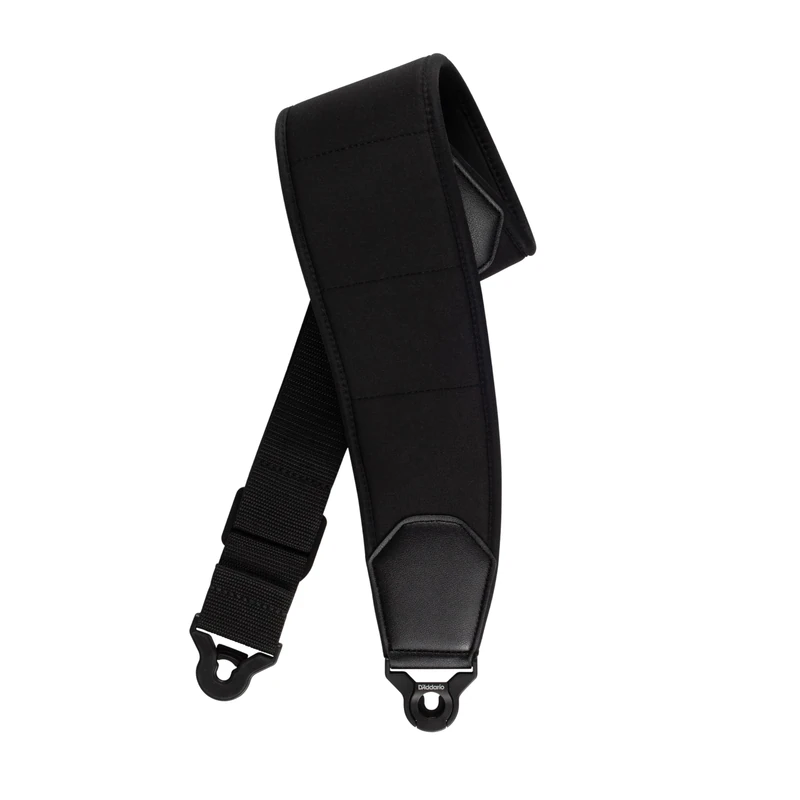 D'Addario Comfort Neoprene Auto Lock Guitar Strap, Black