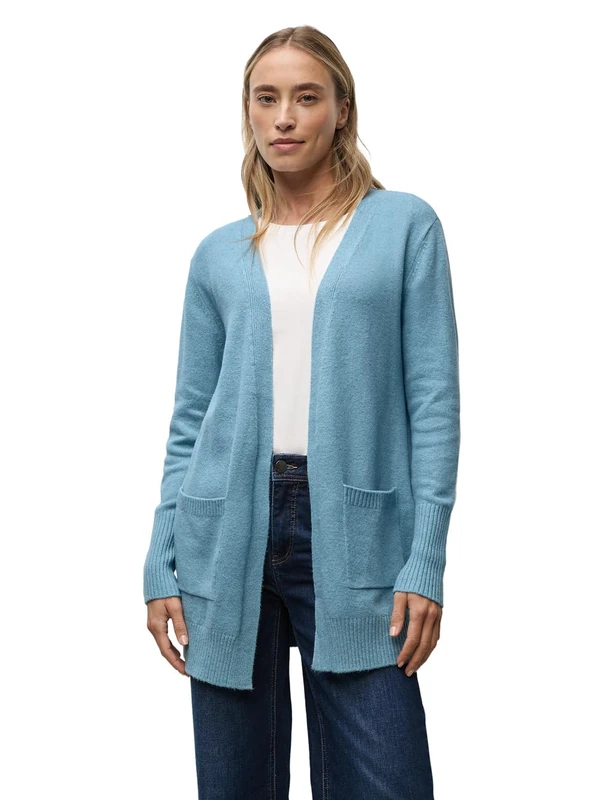 Street One Open Cardigan Glacier Blue Mel. 34