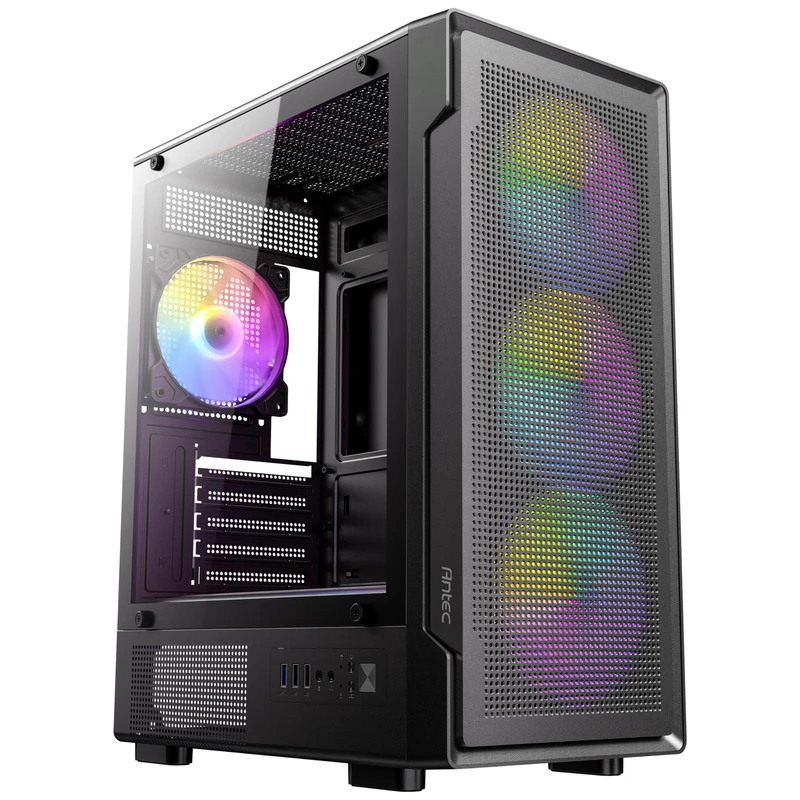 Antec Geh Mid Budget VCX300 ARGB ATX/M-ATX o.N. BK (0-761345-10224-7)