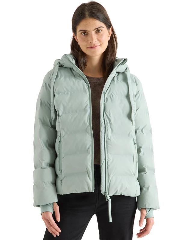 Cecil Women's 2005415 Jacket with Taped Seams, Smoke salvia, XXL