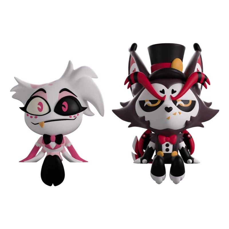 Hazbin Hotel Vinyl Figures Angel Dust & Husk Monitor Buddiez - Image 1