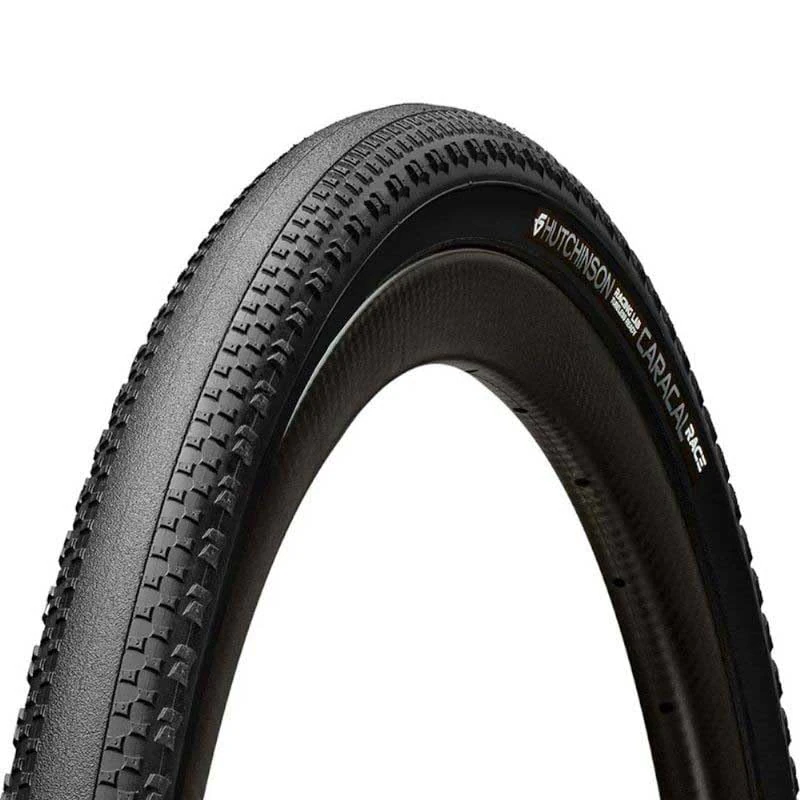Hutchinson – Caracal Race – Tubeless Ready Gravel Tyre – Mach Tread Ultimate Compound – UltraSwift Casing – High‑Speed Racing Tread – Lightweight – 700 x 45c – Black