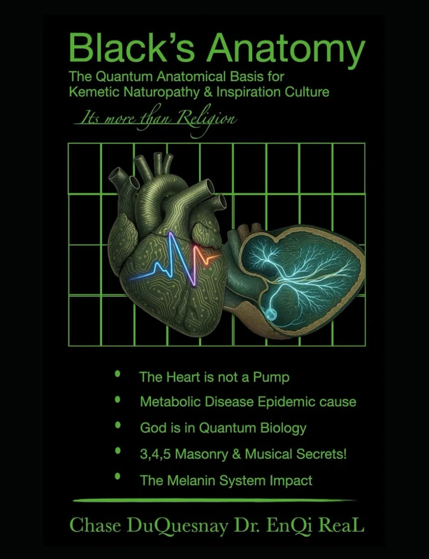 Black’s Anatomy: The Quantum Anatomical Basis for Kemetic Naturopathy & Inspiration Culture (Pastor Rich Temple of QRST) - Image 1