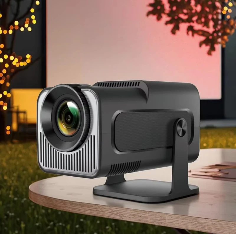 Upgraded HY320 Android 13 Smart Projector 4K Netflix Official, 320 ANSI Projector with WiFi Bluetooth, 180° Rotatable, Auto Keystone, ChatGPT Voice Assistant Portable Video Projectors for Bedroom