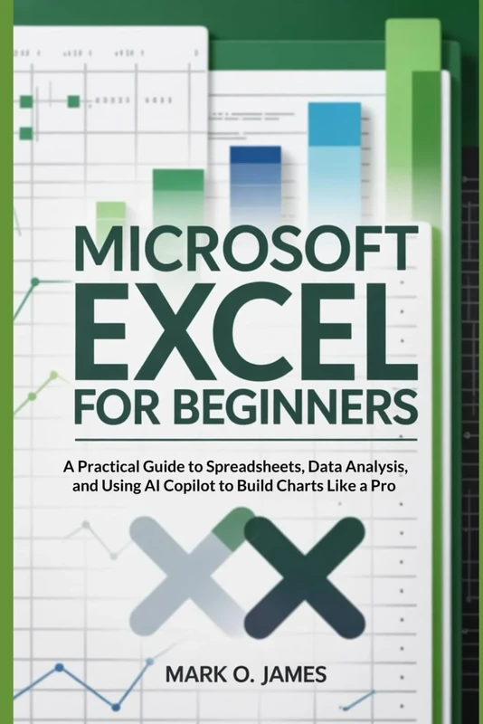 Microsoft Excel for Beginners: A Practical Guide to Spreadsheets, Data Analysis, and Using AI Copilot to Build Charts Like a Pro
